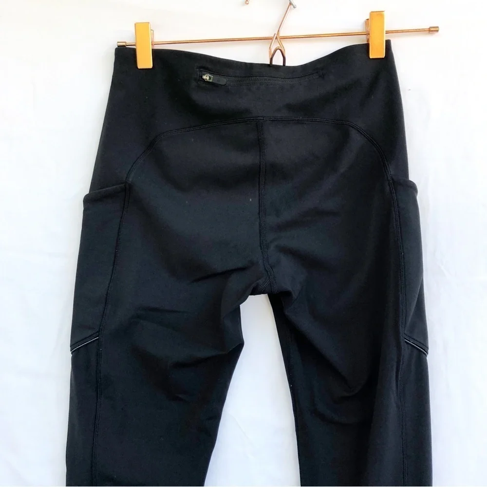 LULULEMON | SPEED UP CROP 21” IN BLACK LEGGINGS SIZE 6